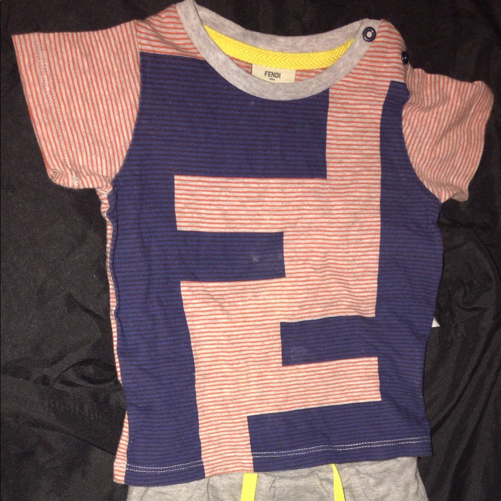 Baby boy fendi two piece set